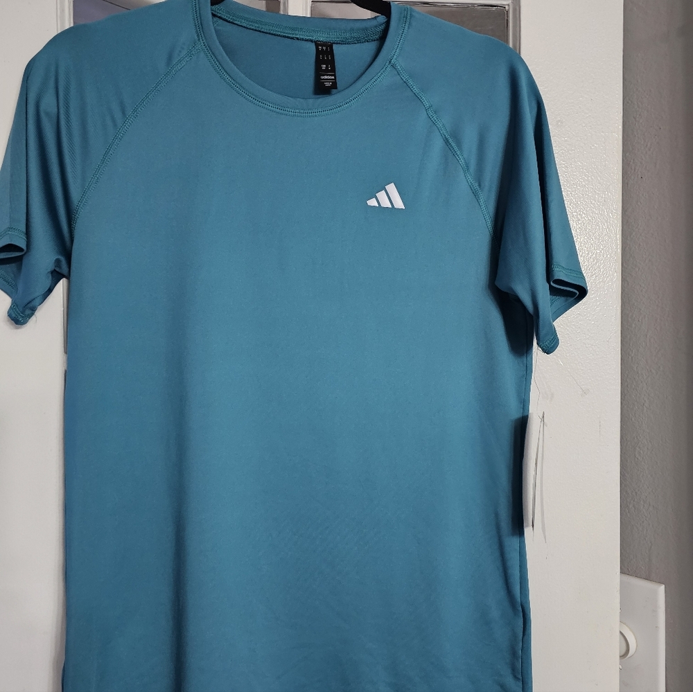 Adidas Men's Teal Short Sleeve Tee! Size Small!